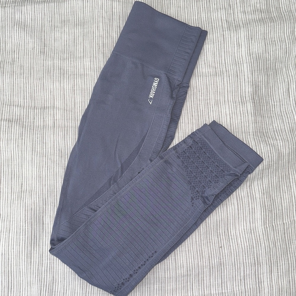 GYMSHARK Warp Knit Legging in purple